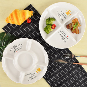 Assiette carrée en mélamine avec motif soleil, sans BPA, pour les fêtes et l'hôtellerie - Product Image 2