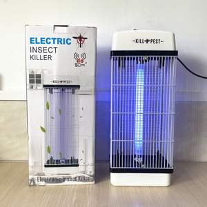 JN مصباح ذبابة عالي الضغط طراز قفص الطيور متعدد الزوايا مصدر ضوء ليد صاعق حشرات بلاستيكي للتحكم في الحشرات للمنزل - Product Image 6