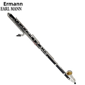 Clarinete bajo Ehrman Conderbeth Down B, para interpretación profesional, baquelita, niquelado, B-Drop, para orquesta, opcional, negro - Product Image 2