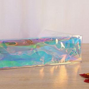 Trendy Style Fashion PVC Material <strong>Glitter</strong> Jelly Bag Japan Style Fashion Holographic clear Pvc <strong>Handbags</strong> - Product Image 5