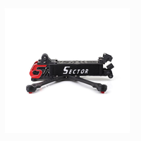 Cadre HGLRC Sector X5/D5 FR - Cadre de drone FPV de 5 pouces compatible avec O3, idéal pour le freestyle et la course