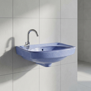 Black round wash basin hotel home pedestal basin wash basin with overflow free standing sink bathroom ceramic single hole hotel - Product Image 2