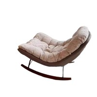 Vente directe usine Fauteuil à bascule en tissu nid d'abeille, Canapé paresseux vintage pour salon, Fauteuil coquille d'œuf pour balcon, Style minimaliste moderne