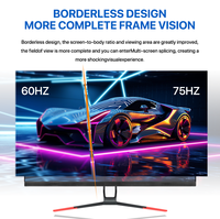 Moniteurs d'ordinateur en gros, 23,8, 27, 32 pouces, 144 Hz, incurvés, sans bordure, 1800R, moniteurs de jeu, 1080P, 1440P, moniteurs LCD pour PC