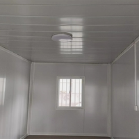 Bâtiment de dortoir modulaire préfabriqué en acier à deux étages avec balcon et escalier pour camp de travail, chambre d'hébergement ou utilisation en parc
