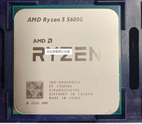 AMD Ry Zen 5 5600G 6-Core 12-Thread Unlocked Desktop Processor with Radeon Graphics AM4 Socket