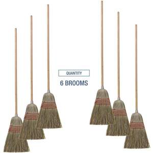 Balais de hall d'entrée en fibre de maïs naturelle Boardwalk 53-1/2 po, 6 par carton BWKBR10004 - Product Image 6