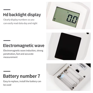 Medidor de umidade de madeira têxtil por indução MS310 Digitas 0-90% de alta precisão Detector de madeira serrada com luz de fundo - Product Image 5