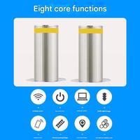 Bollards hydrauliques rétractables entièrement automatiques en acier inoxydable, intelligents, anti-collision, IP68, réfléchissants, amovibles, remplissables d'eau