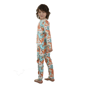 2025 Nouveaux vêtements pour garçons répertoriés Pyjamas doux pour enfants Pyjamas en gros 30 <span class=keywords><strong>ans</strong></span> d'usine de vêtements pour enfants en gros personnalisés - Product Image 3