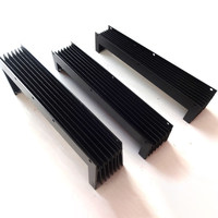 Cache-bellow haute température pour machine CNC, protection flexible contre la poussière pour guide de mouvement, découpe laser, usine OEM