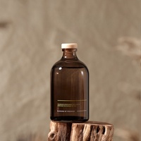 Décoration d'intérieur, diffuseur de parfum à bâtonnets en verre vide pour huiles essentielles, surface lisse et plate, logo personnalisé, couleur et emballage