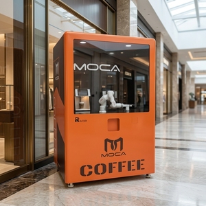 Robot Barista <span class=keywords><strong>de</strong></span> Café con IA para Exteriores, Máquina Expendedora Automática, Artículos Comerciales, Robot <span class=keywords><strong>de</strong></span> Café Inteligente Pequeño - Product Image 1