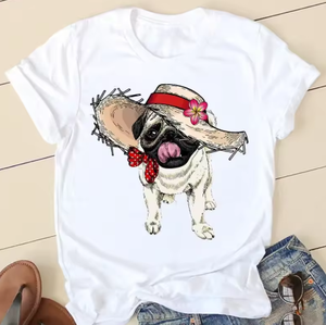 Camisetas Sweet Love <span class=keywords><strong>Pug</strong></span> <span class=keywords><strong>para</strong></span> mujer - Product Image 4