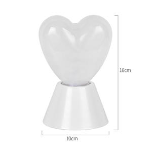 هدية طفل جديدة أنيقة تغيير اللون قاعدة بلاستيكية بيضاء خفيفة مقاومة للماء ديكور المنزل غائم مع ظل القلب - Product Image 6