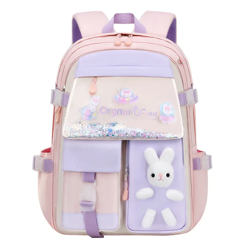 wholesale high quality 2023 new style school bags pink kids bag school backpack for kids girl