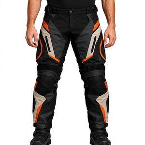 Pantalon de moto Enduro noir, orange, beige, résistant à l'abrasion, respirant, extensible, personnalisable OEM ODM, équipement de conduite tout-terrain - Product Image 1