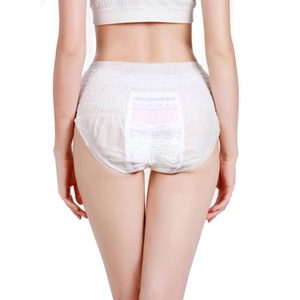Pañales Desechables para Adultos, Pantalones Sanitarios de Algodón con Alas Protectoras Contra Fugas, Súper Absorbentes, para el Periodo Menstrual, para Mujeres y Niñas - Product Image 1