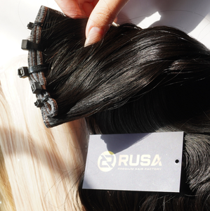 ต่อผมแท้คุณภาพสูงแบบเส้นตรงสองชั้น ไฮบริด จีเนียส เวฟท์  ราคาขายส่ง - Product Image 5