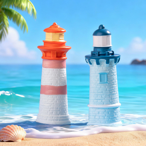 Resin Mini <b>Lighthouse</b> Figurine Miniatures for Beach Landscape Decorations Tiny Beacon Charms <b>Ornaments</b> DIY Accessories - Product Image 6