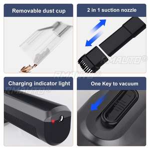 Aspiradora Inalámbrica para Auto de 120W y 10000pa con Gran Potencia de Succión, Portátil, con Aspiradora de Mano, de Doble Uso para Auto y Hogar, Mini Aspiradora - Product Image 6