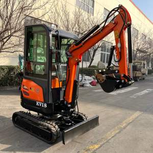 KV18จีนขนาดเล็กรถขุดขนาดเล็ก<span class=keywords><strong>1.8</strong></span>ตันรถขุดตีนตะขาบขนาดเล็กที่มีห้องโดยสารปิดบูมแกว่ง - Product Image 2