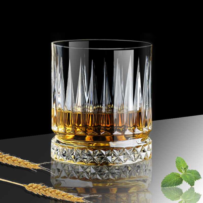 Wholesale Custom round whiskey glass cup whiskey glasses whiskey glass tumbler