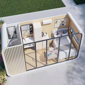 Khung thép truyền thống tùy chỉnh một phòng ngủ hiện đại sang trọng prefab nhà Apple cabin 20ft - Product Image 5