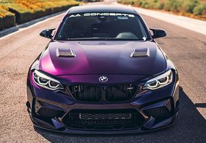 Pellicola Vinilica TPU Super Lucida Senza Bolle per Carrozzeria Auto, Funzione Cambio Colore da Viola Notte a Viola Cangiante - Product Image 6