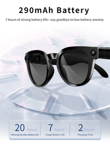 <span class=keywords><strong>Gafas</strong></span> Inteligentes MT3 con Cámara HD <span class=keywords><strong>de</strong></span> 8MP, Grabación <span class=keywords><strong>de</strong></span> Video <span class=keywords><strong>de</strong></span> 64GB, Traductor IA Unisex para iPhone y Android - Product Image 3