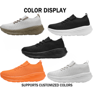 รองเท้าวิ่งผู้ชายแบบมีโลโก้สั่งทำพิเศษ พื้นรองเท้า EVA PEBA คุณภาพสูง รองรับแรงกระแทกได้ดี กันลื่น เหมาะสำหรับกิจกรรมกลางแจ้ง รองเท้าผ้าใบเดินสบาย - Product Image 2