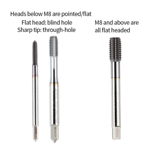 Độ chính xác cao tốc độ cao thép côn chủ đề cắt vòi Độ chính xác cao hình thành điểm tap & Die - Product Image 2