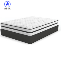 Matelas Hôtelier Haut de Gamme à Ressorts Ensachés avec Mousse Haute Densité et Latex