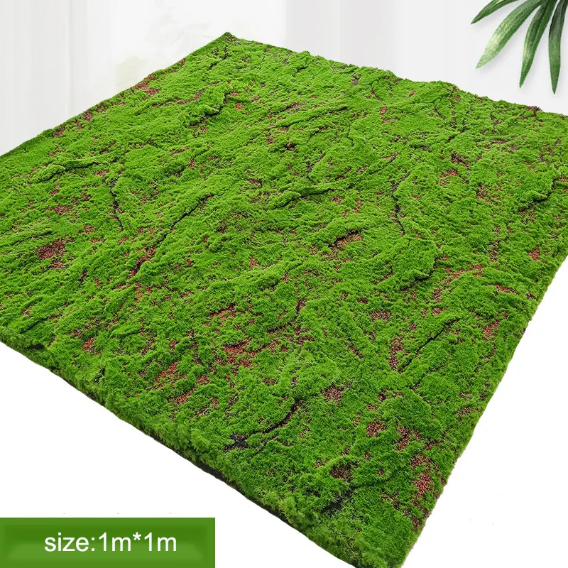 New Artificial Carpet Grass Mat Sod Garden Fake Moss Landscape For Home Floor Aquarium Wedding Decoration