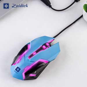 Souris de jeu mécanique filaire RGB pour FPS, 3600 DPI, USB, orientation pour droitier, clic silencieux et module de réglage du poids - Product Image 2