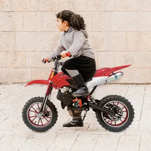 Großhandel Dirtbike 2-Takt 49cc Mini Dirt Bikes Pull Start Gas Mini Motorrad 49cc Für Kinder