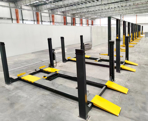 Elevador de Tijera Shinely de un Cilindro con Accionamiento Eléctrico Hidráulico, Capacidad de 3.5T, Altura de Elevación de 1680mm para Alineación de Ruedas de Automóviles, Certificado CE - Product Image 5