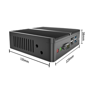 Controlador de placa Lan Nic único personalizado de doble núcleo Mini-Pc Mini Com <span class=keywords><strong>Ddr3</strong></span> Celeron N2830 Mini Pc Industrial sin ventilador - Product Image 3