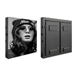 Écran LED couleur plein format P5 extérieur 960x960mm, étanche IP65, boîtier en aluminium moulé sous pression, vision large à 160 degrés, mur d'affichage LED publicitaire - Product Image 2
