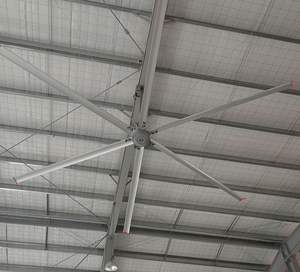 Ventilador de Techo Industrial Eléctrico Reversible HVLS AC de 7.3m (16 pies), Fabricante de Ventiladores de Techo Eléctricos HVLS AC, 38db, 6 Aspas - Product Image 3