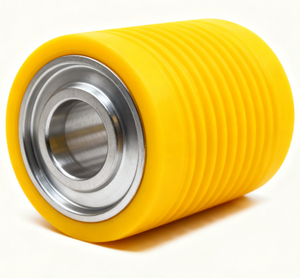 خدمة قطع عجلات/بكرات مطاطية مخصصة عالية الدقة من JINHECHENG، مطلية بالسيليكون/البولي يوريثان، مقاومة للتآكل، بدرجة صلابة 60-95 شور - Product Image 5