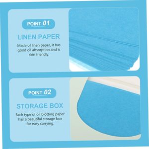 Custom Logo 100Pcs/Box Portable Oil Blotting <b>Tissues</b> Face Oil Absorbing <b>Paper</b> Multiflavors Oil Absorbing Sheets for Traveling - Product Image 3