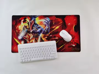 Tigerwings Tapis de souris de jeu en caoutchouc anti-dérapant non toxique Xxl Large avec conception d'impression personnalisée