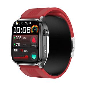 Reloj Inteligente S101 AMOLED NFC Alipay BT con Llamada SOS, ECG, Monitoreo Preciso <span class=keywords><strong>de</strong></span> la Presión Arterial con Bomba <span class=keywords><strong>de</strong></span> Aire - Product Image 1