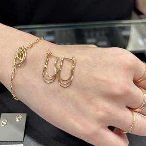 Pendientes de Plata de Ley S925 con Diseño de Espina de Serpiente, Diseño Japonés de Nicho, Lujo Ligero, Cadena Triple Multicapa, Pendientes de Moda - Product Image 4