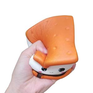 <span class=keywords><strong>Jouet</strong></span> anti-stress Kawaii style alimentaire, en forme de pizza, pain ou gâteau, <span class=keywords><strong>jouet</strong></span> à presser en PU à rebond lent, cadeau pour adultes et enfants - Product Image 5