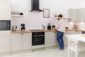 Cocina eléctrica de 220V con cuatro zonas flexibles, hornillo eléctrico de inducción de cuatro quemadores, electrodomésticos - Product Image 4