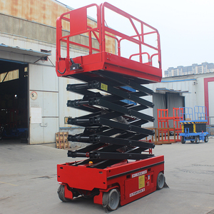 Plateforme élévatrice autopropulsée à rayon de braquage zéro pour l'entretien des espaces étroits en usine - Product Image 1