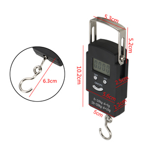 Appareil de pesage et de contrôle du poisson 50KG balance suspendue avec Logo ROUTE99 balance de pêche numérique électrique bon marché - Product Image 6