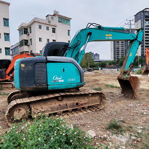 Giappone originale Kobelco SK135SR SK135 usato idraulico cingolato escavatore usato 14 Ton 0.5m secchio capacità scavatori usati - Product Image 4